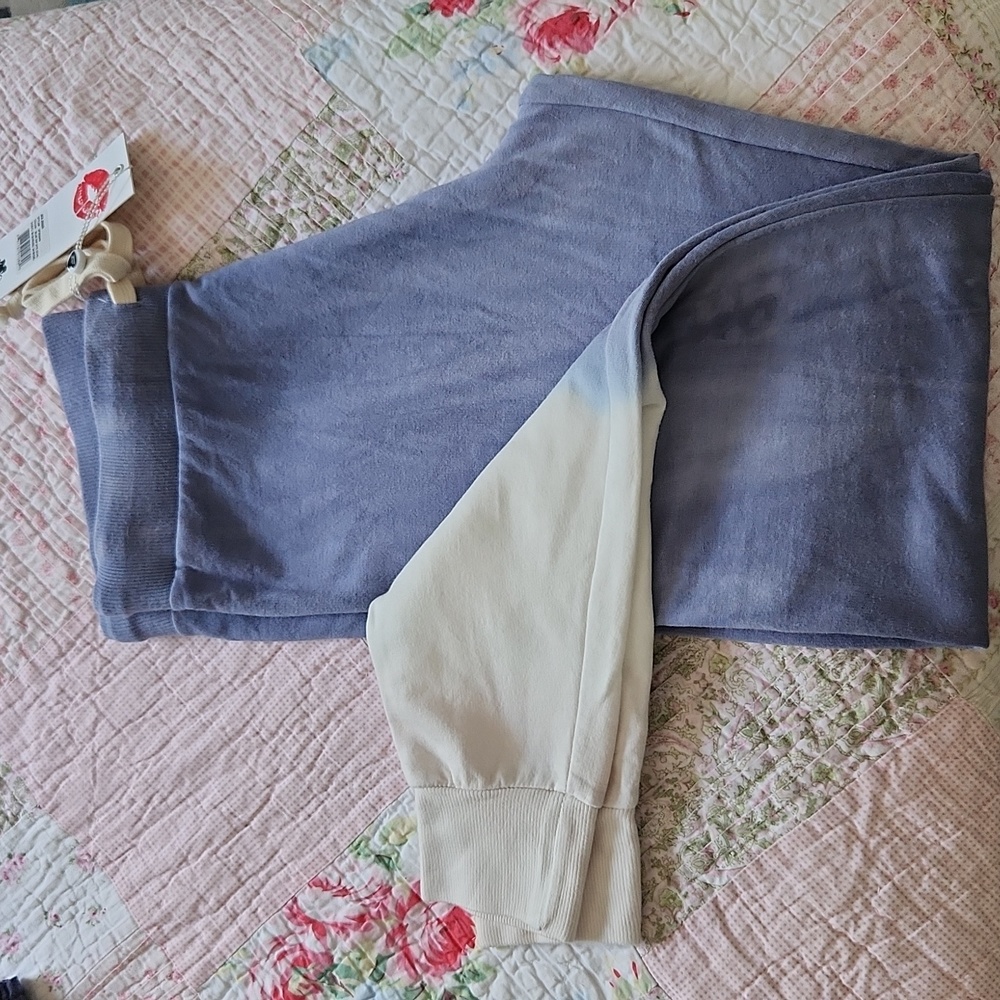 Wildfox Blue Dip Dye Joggers S N.W.T.